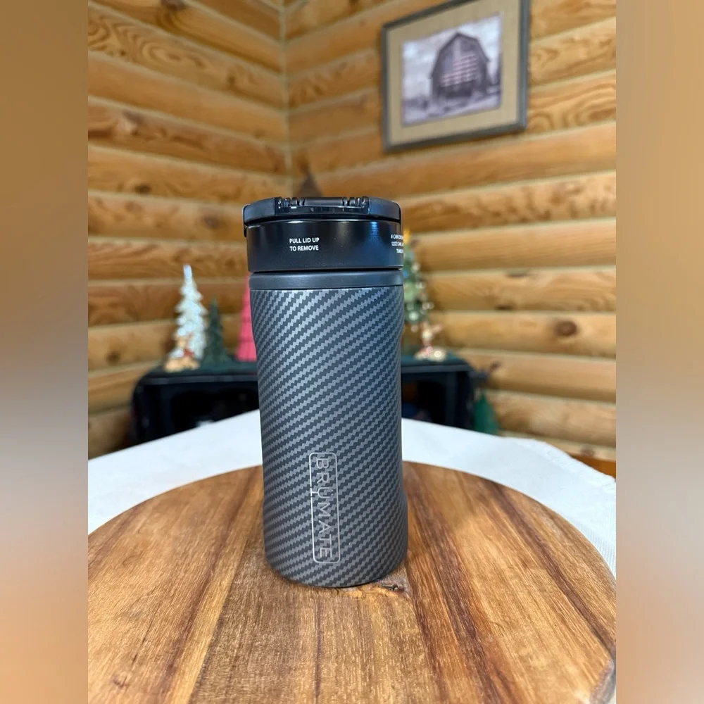 CARBON FIBER 100% Leakproof Brumate Hopsulator TRIO 3-in-1 Can Cooler * Lmtd Ed